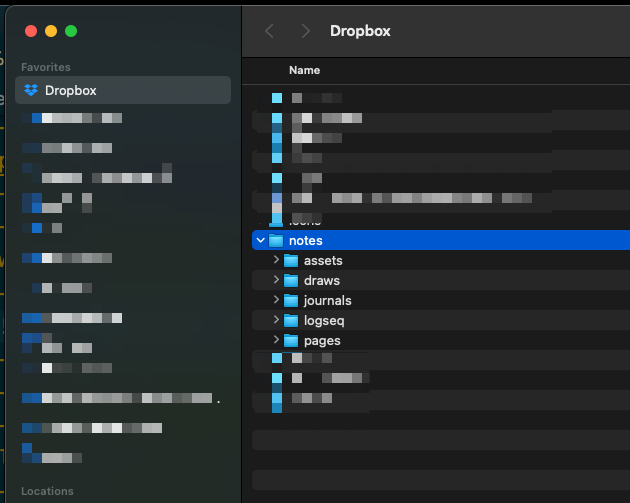 The Dropbox folder on my Mac