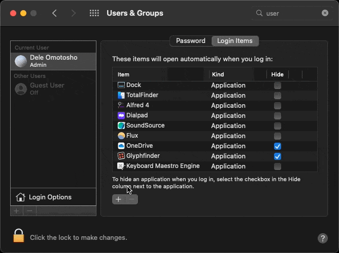 How to set SyncTime to start at login